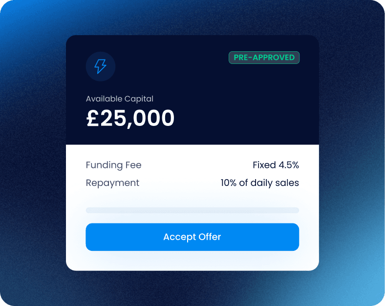 Synapto Advance pre-approved funding offer